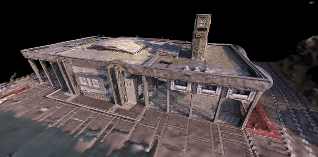 3D reconstruction of Toyoda Kodo, Nagoya University